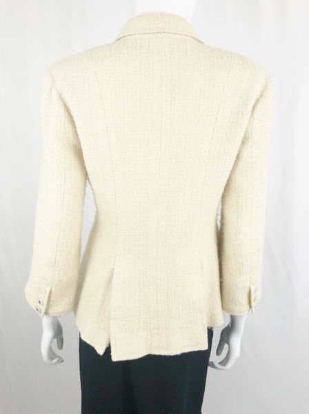 ivory boucle jacket