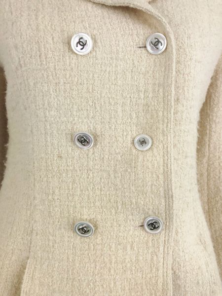 ivory boucle jacket