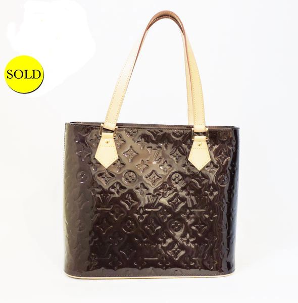 NEW LOUIS VUITTON VERNIS HOUSTON AMARANTE | KMK LUXURY CONSIGNMENT