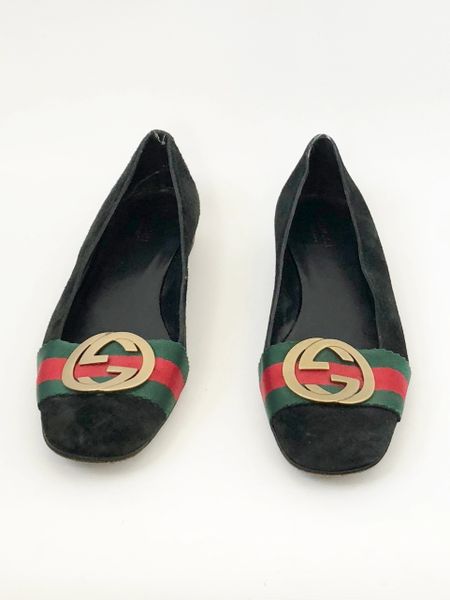 gucci pointed flats