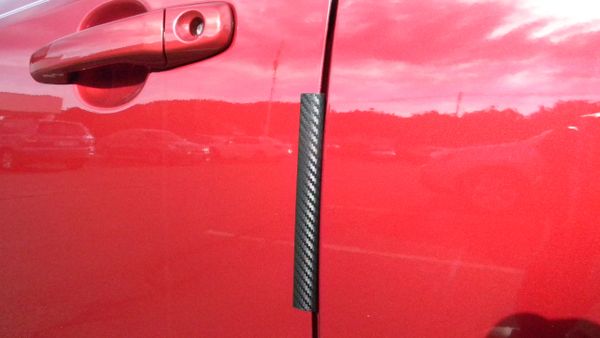 Balck Real Carbon Fiber M-color Car Side Door Edge Guard