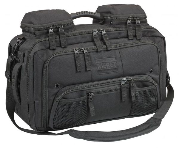 Meret Omni Pro EMS Response Bag, Red TS Module Ready, Tactical Black