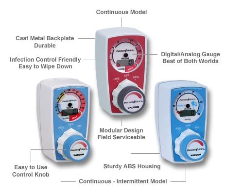 Precision Medical Suction Regulators