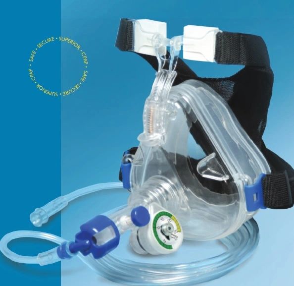 Mercury Medical CPAP, Flow Safe II with Deluxe Adult Large Mask, 5 per box
