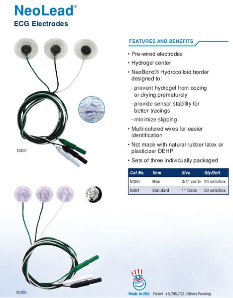 Neotech NeoLead Electrodes