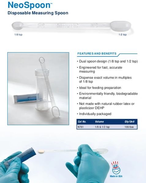 Neotech NeoSpoon™ Disposable Measuring Spoon