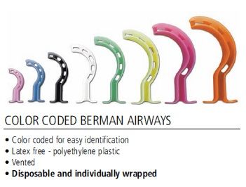 SunMed Resuscitation, Berman Airway Set, 1 each