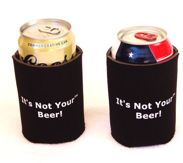 Funny Beer Koozie - I Identify As A Soda Can Cooler