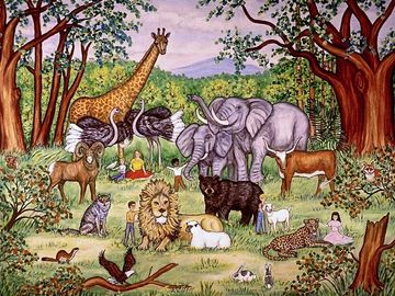 wildlife, children, bible story, landscape, animals, painting, prints, wall art, home decor, wall de