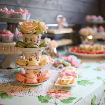 Kids party, birthday, tea, table styling