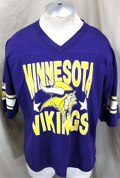 Vintage 90's Minnesota Vikings Football Club (XL) Retro NFL Classic ...