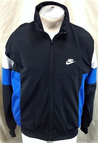 Vintage Nike Red Active Wear Large Retro Zip Up Hip Hop Track Jacket Black Our City Vintage