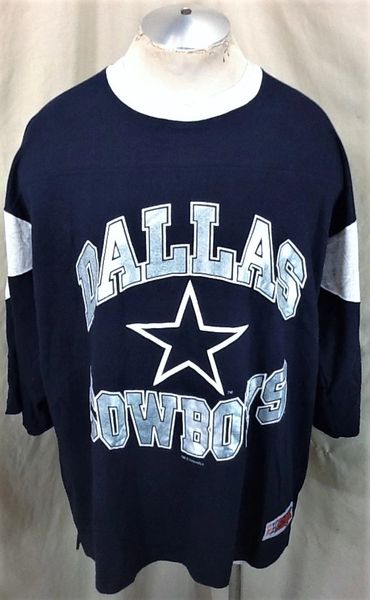 Vintage 1996 Dallas Cowboys Football Club (XL) Retro NFL 3/4 Sleeve ...