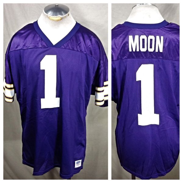 Vintage Wilson Minnesota Vikings Warren Moon #1 (XL) Retro NFL Football ...