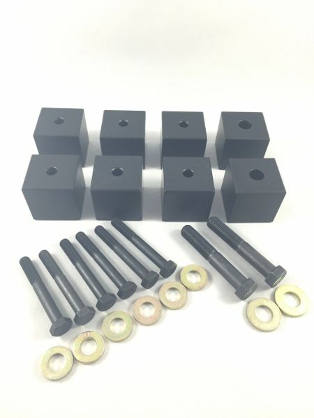 CNC Machined Front 1.5 Seat Riser Kit Spacer Blocks Fit 97-06