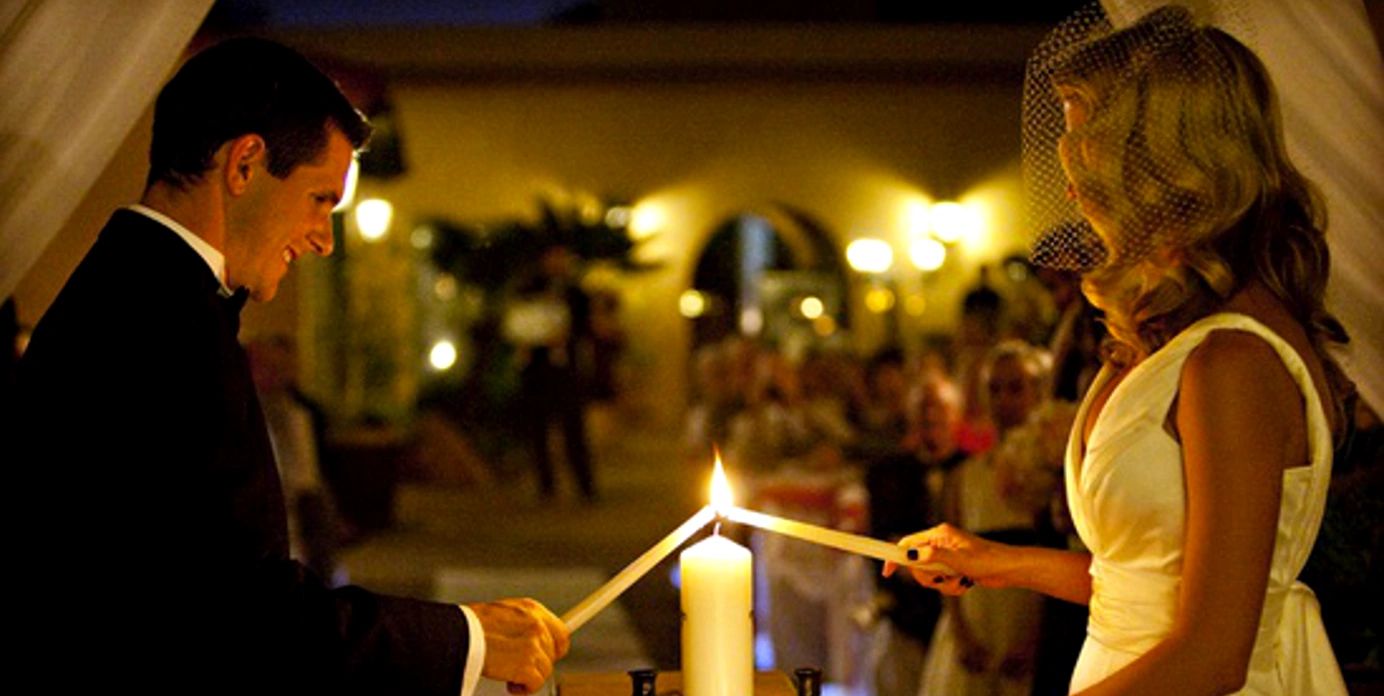 Showtime Cincinnati Wedding Ceremony Unity Candle