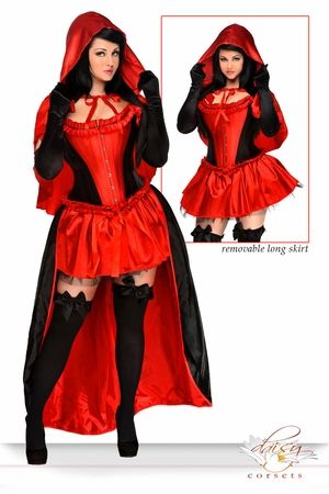 5 Pc Sexy Red Riding Hood Costume Vintage Pin Up Swing Retro Classics Rl Gemstones Boutique