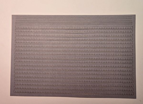 HO Scale Fish Scale Shingles