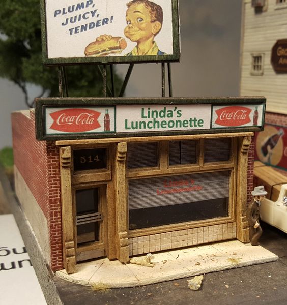 Linda's Luncheonette HO Scale