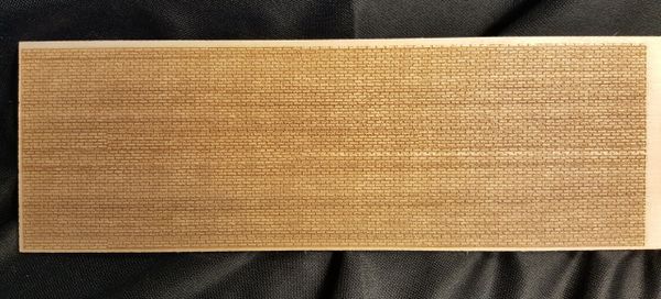 Laser Engraved Aged Brick Sheets 4"x12"
