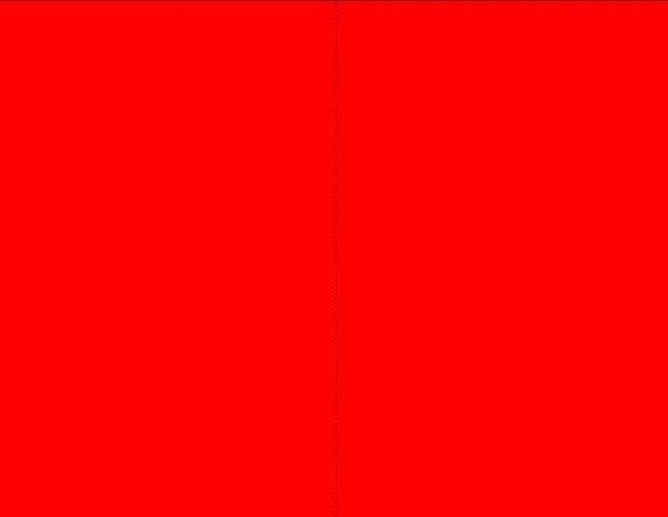 2-UP Blank Perf., Fl. Red, 8.5 x 11, 100 sheets per pack (200 Count)