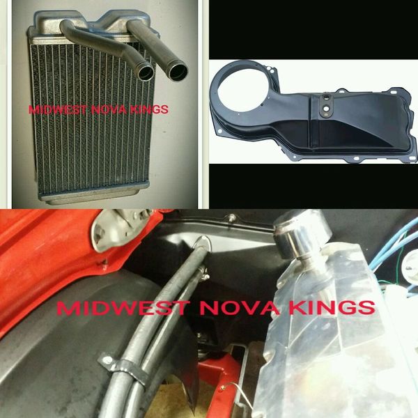 1967 - 1969 Camaro / 1968 - 1979 Nova Heater core ALUMINUM big block kit