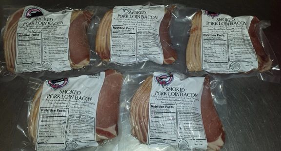 Smoked British Bacon 5 pound pack