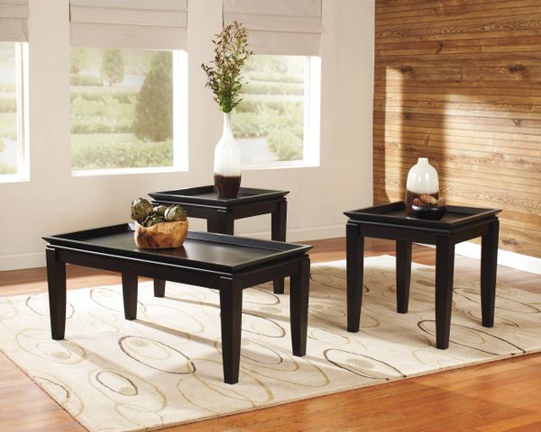 Delormy Series 3 Piece Coffee And End Table Set Factory Direct Bedding And Furniture