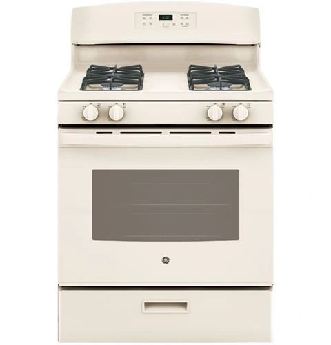 Ge 30 Free Standing Gas Range Sealed Burner Bisque Color Shams