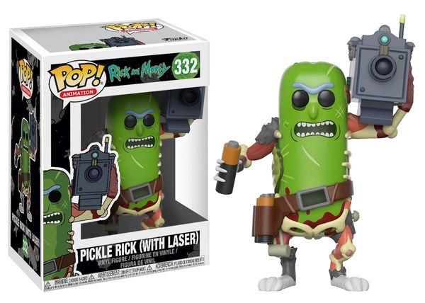 POP! ANIMATION: RICK & MORTY - PICKLE RICK (WITH LASER) #332