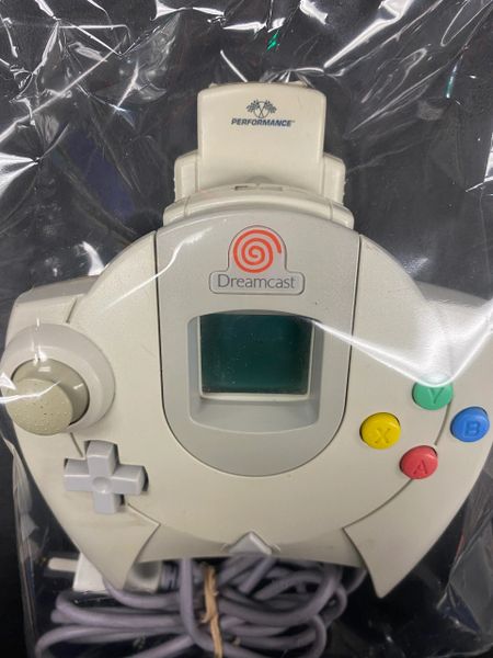 SEGA Dreamcast Original Controller With PERFORMANCE VMU electronic Piece (pre Owned original)