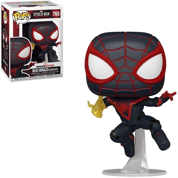 FUNKO POP GAMES: MARVELS SPIDER-MAN MILES MORALES - MILES MORALES (CLASSIC SUIT) #765 (On Hand)