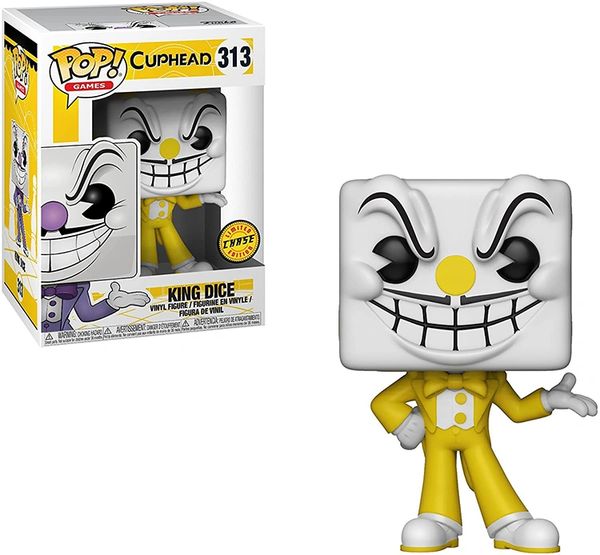 FUNKO POP GAMES: CUPHEAD - KING DICE CHASE EDITION #313 (On Hand)