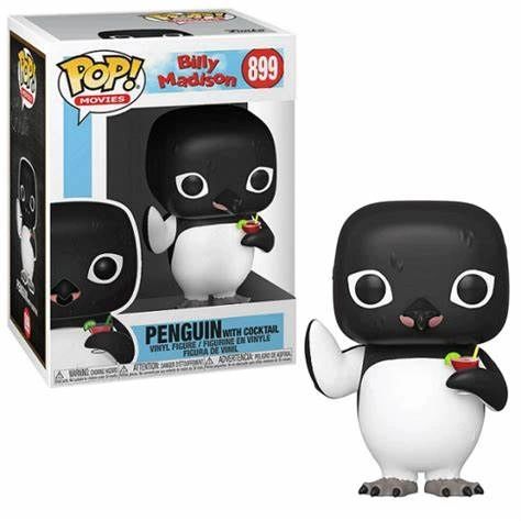 FUNKO POP MOVIES: BILLY MADISON - PENGUIN WITH COCKTAIL #899 (On Hand)