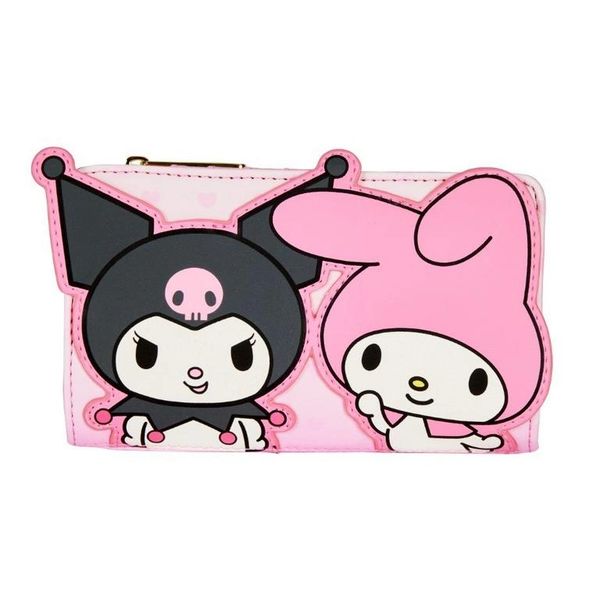 Loungefly Sanrio My Melody and Kuromi Flap Wallet