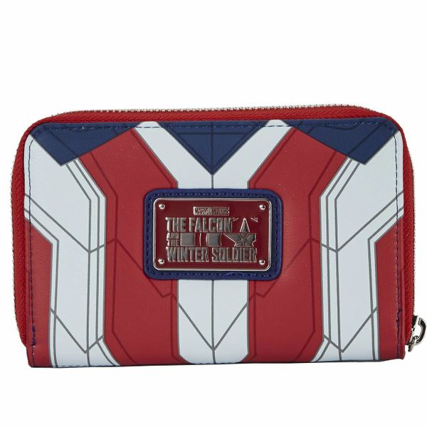 Loungefly Marvel Falcon Captain America Cosplay Zip Around Wallet