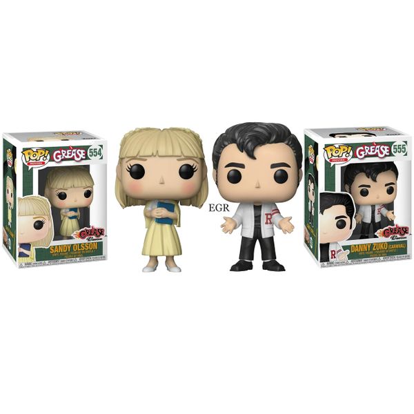 Funko Pop! Grease - Danny Zuko (carnival) and Sandy Olsson