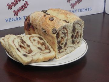 Cinnamon raisead with swirl