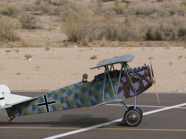 Plan Set Full Color By Arizona Models Fokker D.VII 1//4 Scale