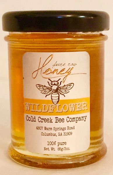 Wildflower Honey : Pair, two 3 oz. jars