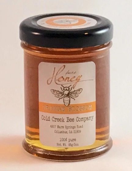 Orange Blossom Honey : Pair, two 3 oz. jars