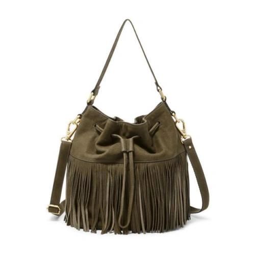 fossil fringe purse