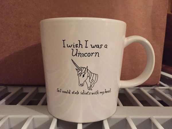 I Wish I Was a Unicorn (Printed Mug)