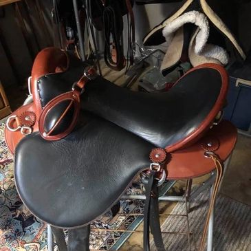 Double Diamond Platinum Barrel Saddles – Custom Leather Superstore