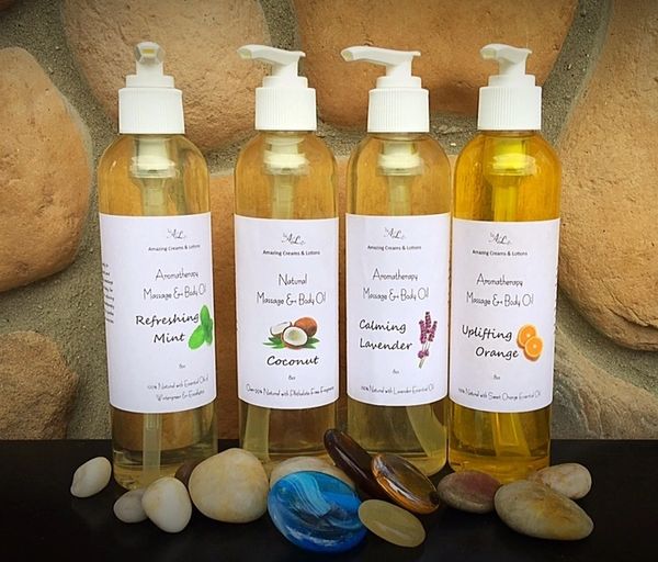 8 oz Massage & Body Oil