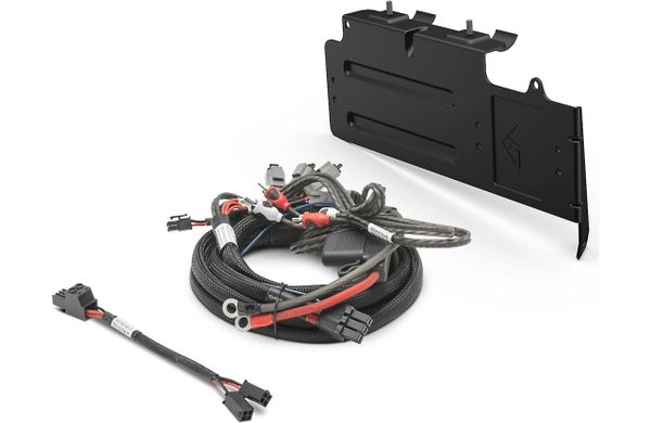 "OPEN BOX - MOUNT ONLY" - 2017 - 2025 Can Am X3 Rockford Fosgate RFX3-K8 8-gauge amp wiring kit and mounting bracket