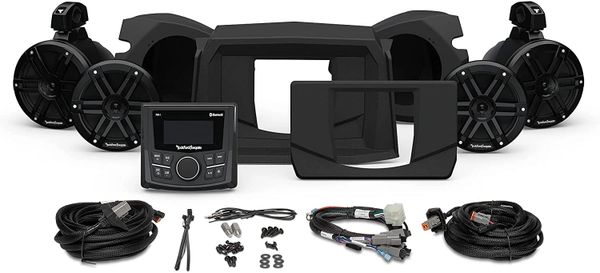 2014 - 2023 Polaris RZR XP 900 / XP 1000 Rockford Fosgate RZR14-STG2 Audio Kit - Front Speakers - Rear Speakers - Optional Upgrades Available