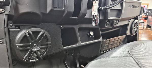 2018 - 2024 Polaris Ranger XP 1000 / 1000 Dash Speaker Mounts with Rockford Fosgate M0-65B Speakers / Optional Speakers Available