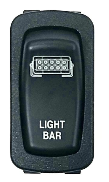 "BACKORDERED" - 2018 - 2024 Polaris Ranger XP 1000 / 1000 Dash Switch - Light Bar - Blue LED