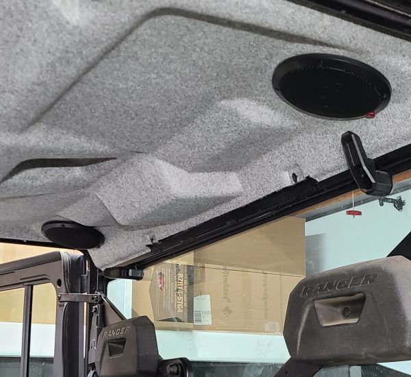 2018 - 2024 Polaris Ranger XP 1000 / 1000 Roof Mounted Rear Speakers - You choose the speakers